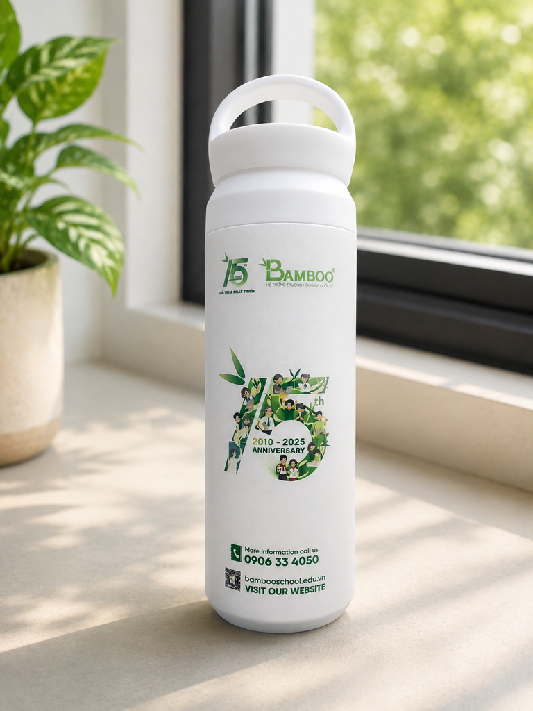 Bình giữ nhiệt nắm gỗ Bamboo (sao chép)